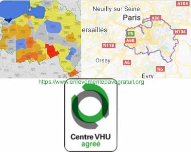 centre VHU: enlèvement épave Val-de-Marne 94