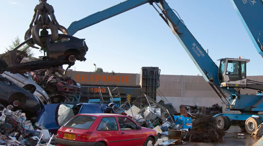 se débarrasser de sa vieille voiture